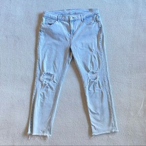 Old Navy Boyfriend Jeans || Light Wash Size 8